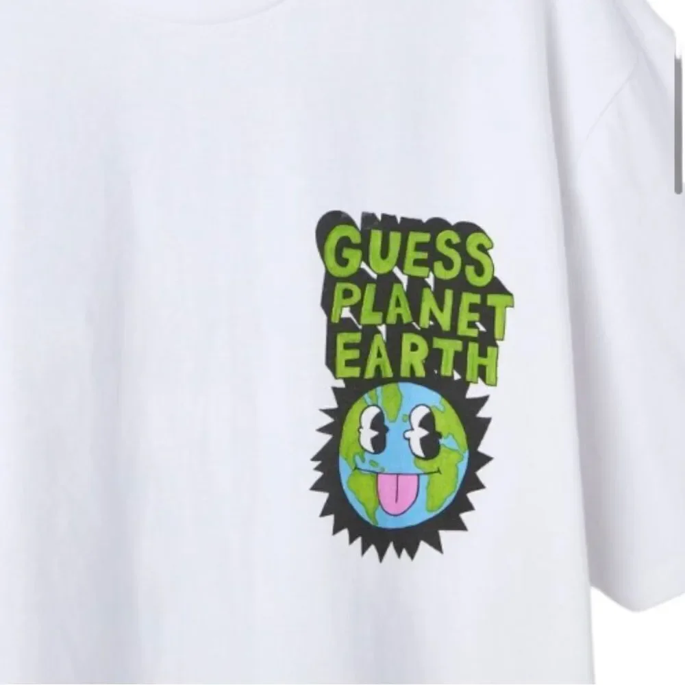 GUESS UO Urban Outfitters ORIGINALS Earth Day Planet Tee Shirt T-Shirt NEW M - Picture 4 of 5